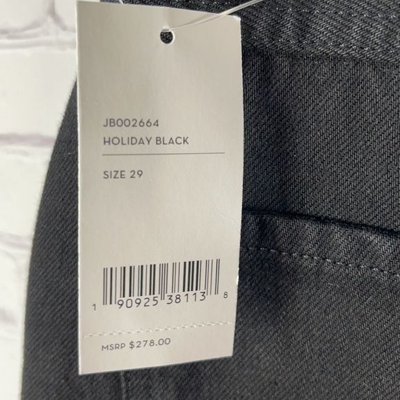 J Brand Elsa Playday Super HR Jean Holiday Blk NWT - Picture 6 of 8